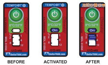 洛陽溫度指示標(biāo)簽 累計(jì)上升時(shí)間/溫度的標(biāo)簽