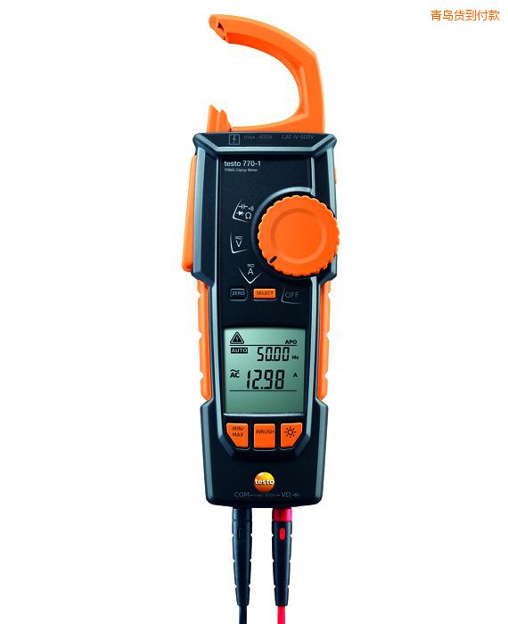 青島真有效值交直流鉗形表