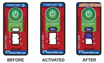 咸陽溫度指示標簽 累計上升時間/溫度的標簽