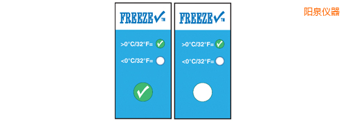 陽泉溫度指示標簽 冷凍檢查 Thermolabels