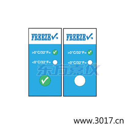 溫度指示標簽 冷凍檢查 Thermolabels